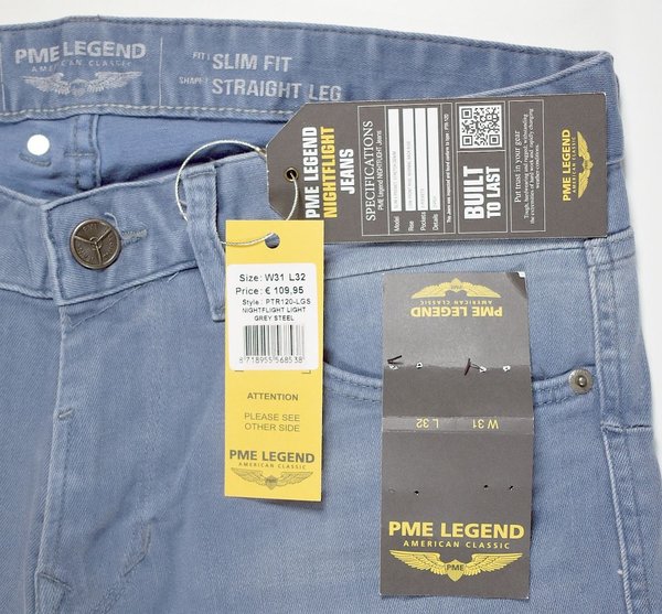 PME Legend Jeans Nightflight Slim Fit PTR120-LGS Herren Jeans Hosen 4-1358