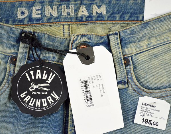 Denham Slim Fit Herren Jeans Hose W28L30 Denham Jeans Hosen 5-282