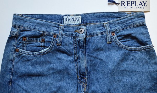 Replay Sommer Jeans Hose Replay blue Jeans Marken Jeans Hosen 29061417