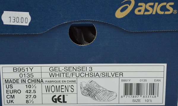 Asics Gel-Sensei 3 Laufschuhe Gr. 42,5 Sportschuhe Damen Schuhe 15061705