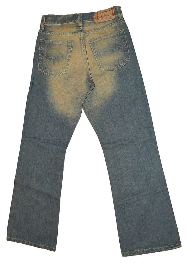 PEPE Jeans London Bootcut Regular Fit Low Rise Marken Jeans Hosen 19011500