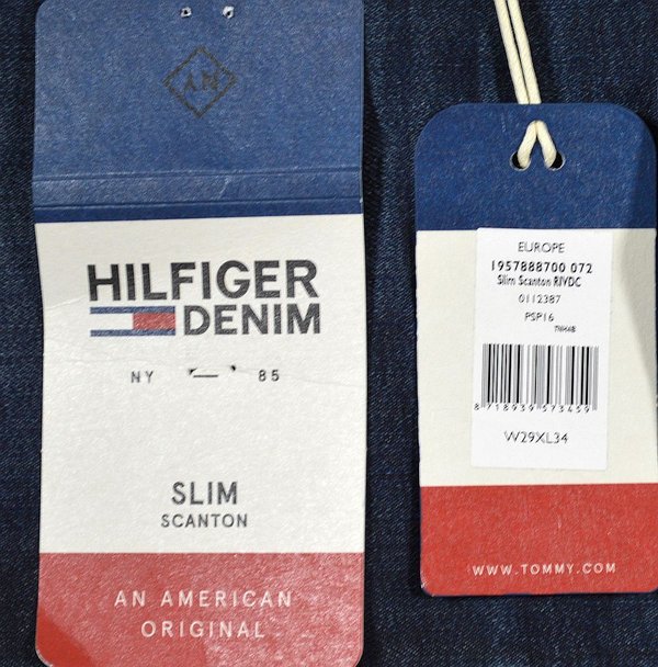 Tommy Hilfiger Slim Scanton Jeans Hose W29L34 Herren Jeans Hosen 6-1259