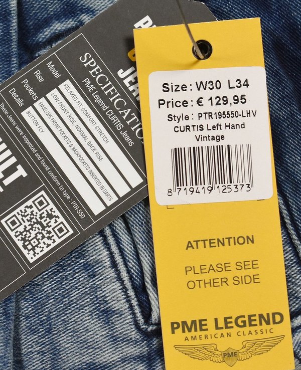 PME Legend Curtis Jeans PTR195550-LHV Jeanshosen Herren Jeans Hosen 5-062