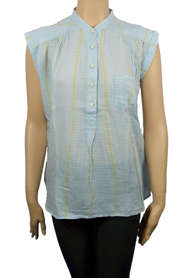 Wrangler Damen Bluse Hemd Tunika Shirt Damen Hemden Damen Blusen Shirts 14091503