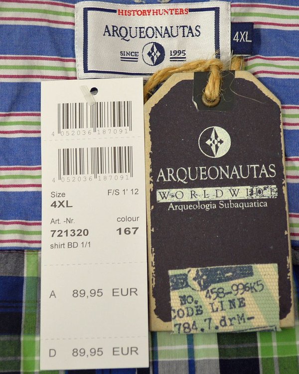 Arqueonautas Herren Hemden 4XL 6XL Shirt Herren Hemden Shirts 12031603