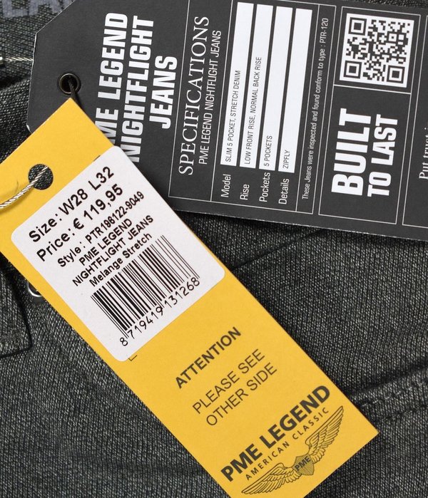 PME Legend Nightflight Jeans PTR196122-9049 W28L32 Herren Jeans Hosen 1-070