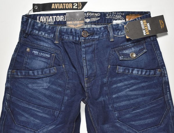 PME Legend Aviator 2 Jeans PTR995-VDB W30L34 Jeanshosen Herren Jeans Hosen 3-010