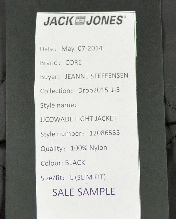 Jack & Jones Jacke Light Jacket Gr.L Slim Fit Unisex Erwachsene Jacken 11021701