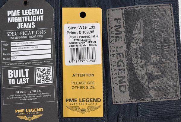 PME Legend Nightflight PTR196121-9116 Jeanshosen Herren Jeans Hosen 8-029