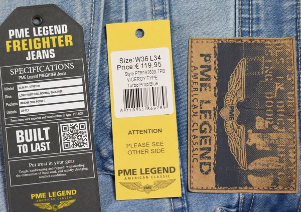 PME Legend Freighter Jeans PTR192609-TPB Slim Fit Herren Jeans Hosen 1-212
