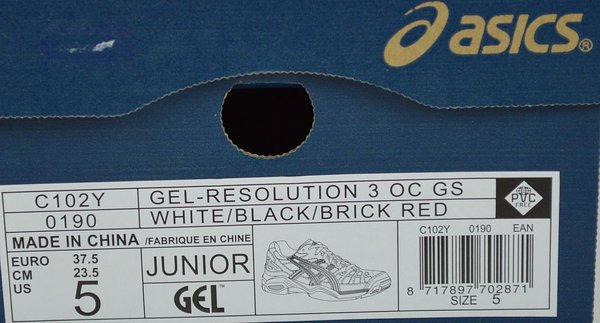 Asics Tennisschuhe Gr. 37,5 Laufschuhe Sneaker Kinder Schuhe 18051702