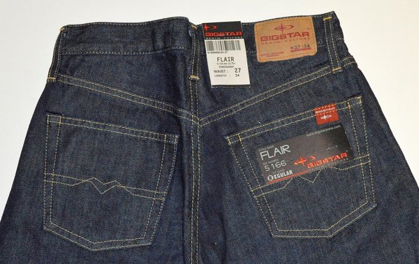 Big Star Jeans Hose W27L34 (25/34) Jeanshosen Marken Jeans Hosen 10031501