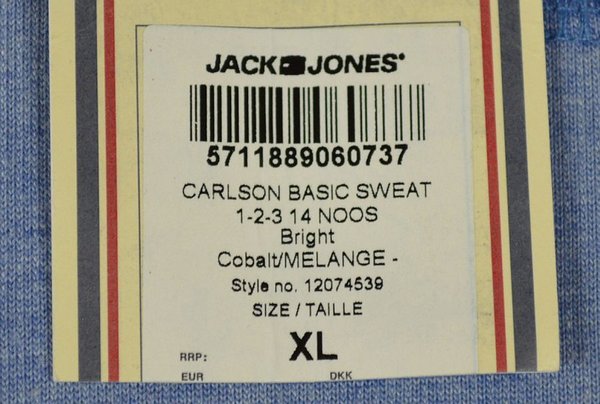 Jack & Jones Herren Sweatshirt Gr.XL Sweatshirts Shirt Herren Shirts 7-119