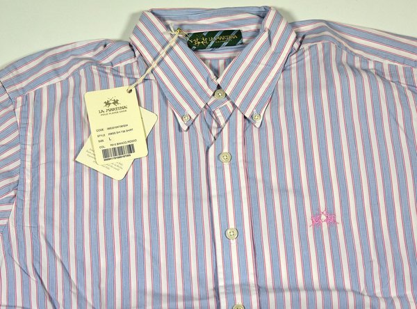 La Martina Herren Hemd Polo Shirt Gr.L Marken Herren Hemden Shirts 2-1216