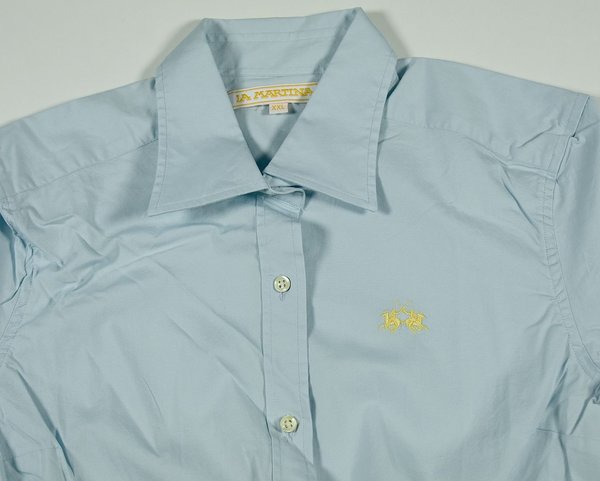 La Martina Damen Hemd Bluse Shirt Gr.XXL Marken Hemden Blusen Shirts 3-1216