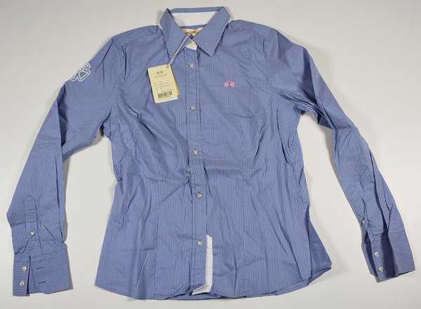 La Martina Damen Hemd Bluse Shirt Gr.XL Marken Hemden Blusen Shirts 16-1216
