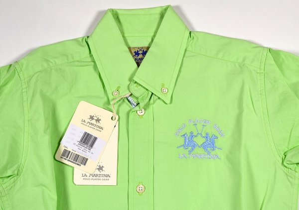 La Martina Kinder Hemd Shirt Gr.4 104-110 Marken Kinder Hemden Shirts 5-004