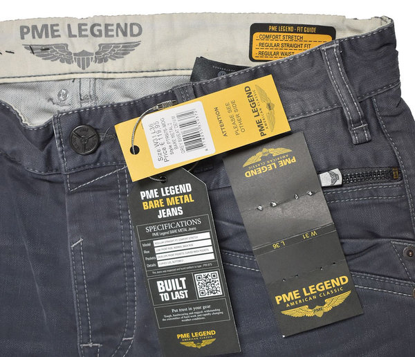 PME Legend Bare Metal-2 PTR975-MDG Jeans W31L36 Herren Jeans Hosen 2-1188