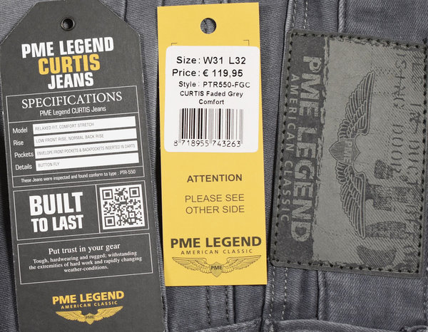 PME Legend Curtis Jeans PTR550-FGC Stretch Jeans Herren Jeans Hosen 2-1108