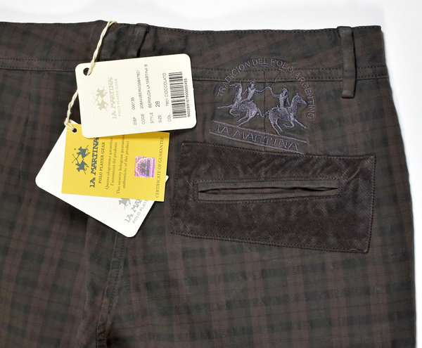 La Martina Damen 3/4 Hose W28 M-162 Marken Jeans Hosen Short Shorts 5-1101
