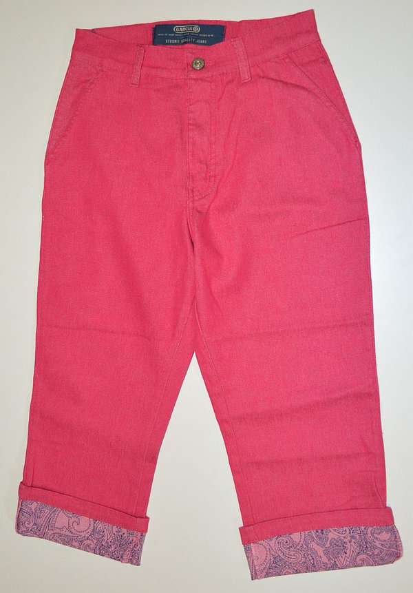 Garcia Jeans Damen Stretch Caprihose 3/4 Kurzhosen Bermuda Jeans Hosen 16061403