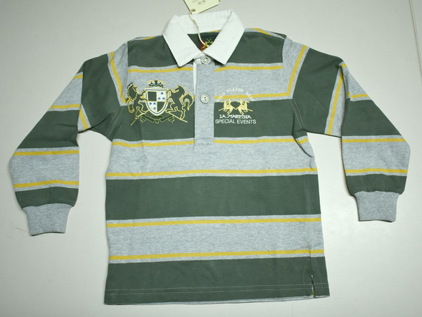 La Martina Jungen Poloshirt Gr.4 / 104-110 Marken Kinder Shirt Shirts 4-054