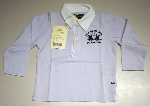 La Martina Mädchen Poloshirt Gr.2 / 92-98 Marken Kinder Shirt Shirts 2-1144